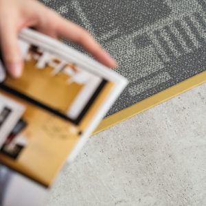 Contoh dari Lapisan Lantai Motif Karpet