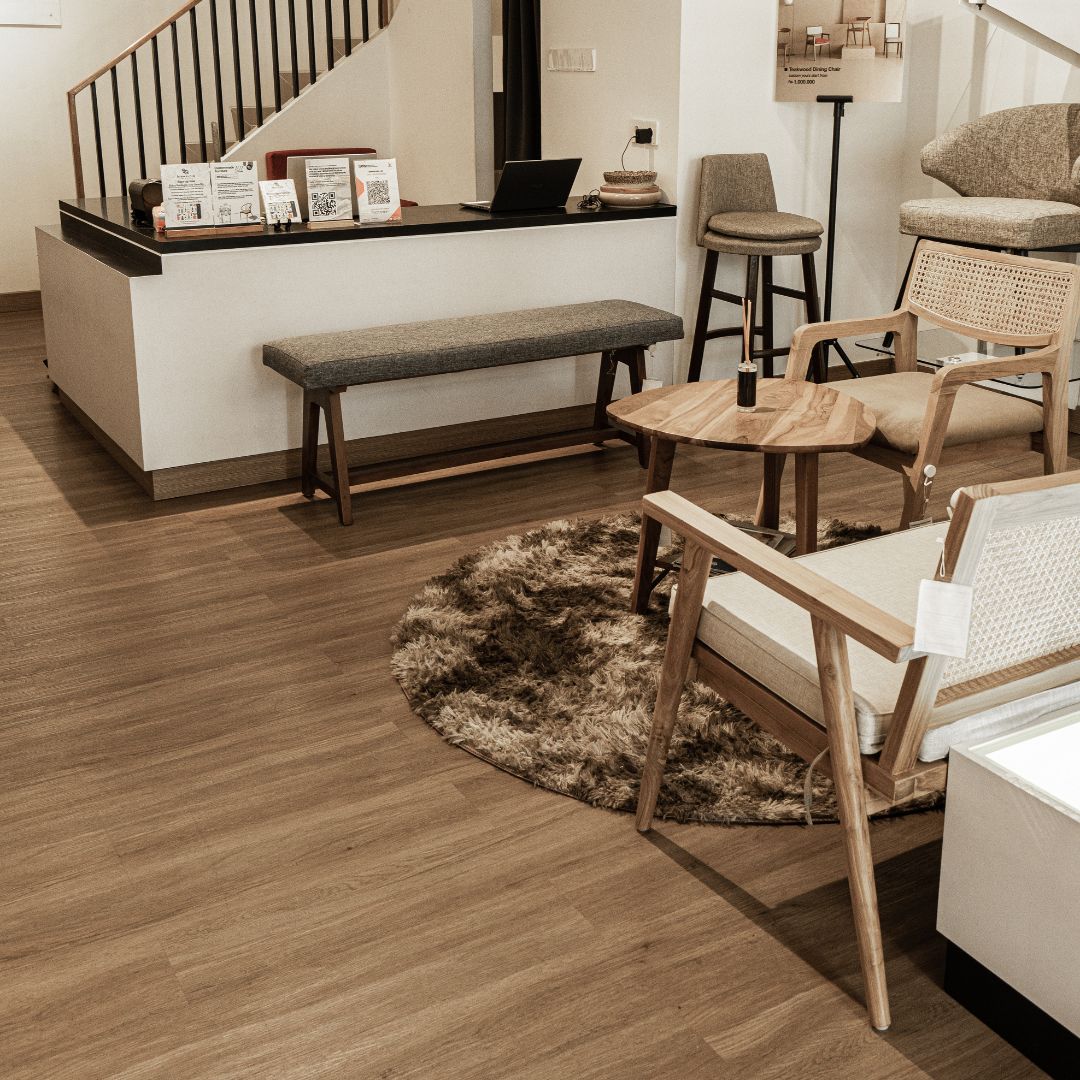 Penerapan SPC Flooring Interior